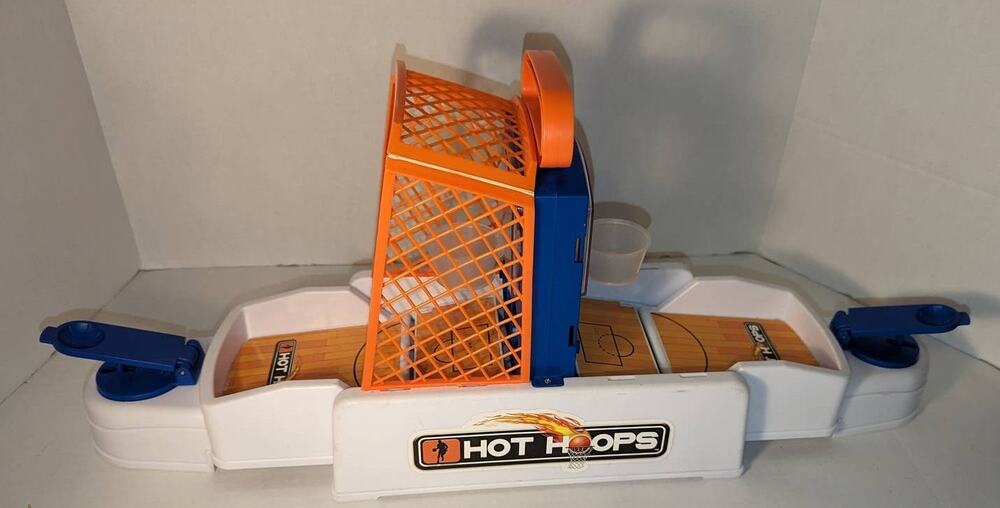 Vintage 2000 MGA Hot Hoops Table Basketball Game Not Complete For Parts OnlY